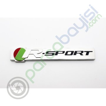 R-Sport Metal Amblem Orjinal Kalite Büyük Boy