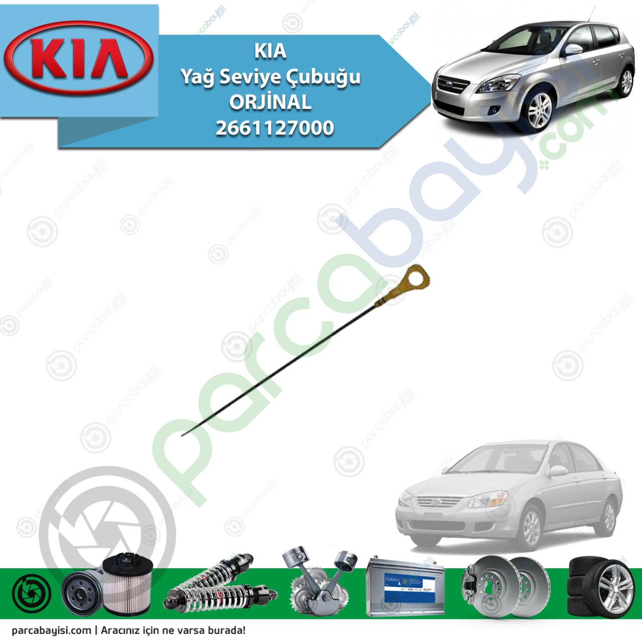 Kia Yağ Seviye Çubuğu Orjinal | 2661127000