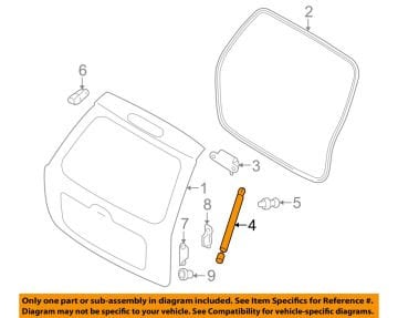 Kia Sportage Bagaj Amortisörü Sol Orjinal | 817701F010