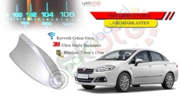 Fiat Linea Uyumlu Gri Shark Anten Köpek Balığı Anten