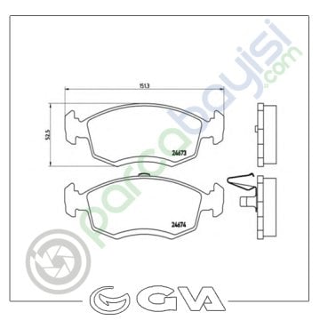 Dacia Logan Ön Balata Seti 2007 Sonrası 6001549803