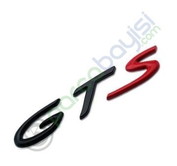 Gts Metal 3D Amblem Logo Orjinal Style