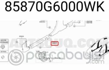 Kia Picanto Ön Sol Marşbiyel Eşik Bakaliti Orijinal | 85870G6000WK