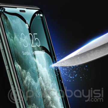 KUULAA İPhone 11 Pro Max,XS Max,3D Full Kırılmaz Tempered Cam Koruyucu