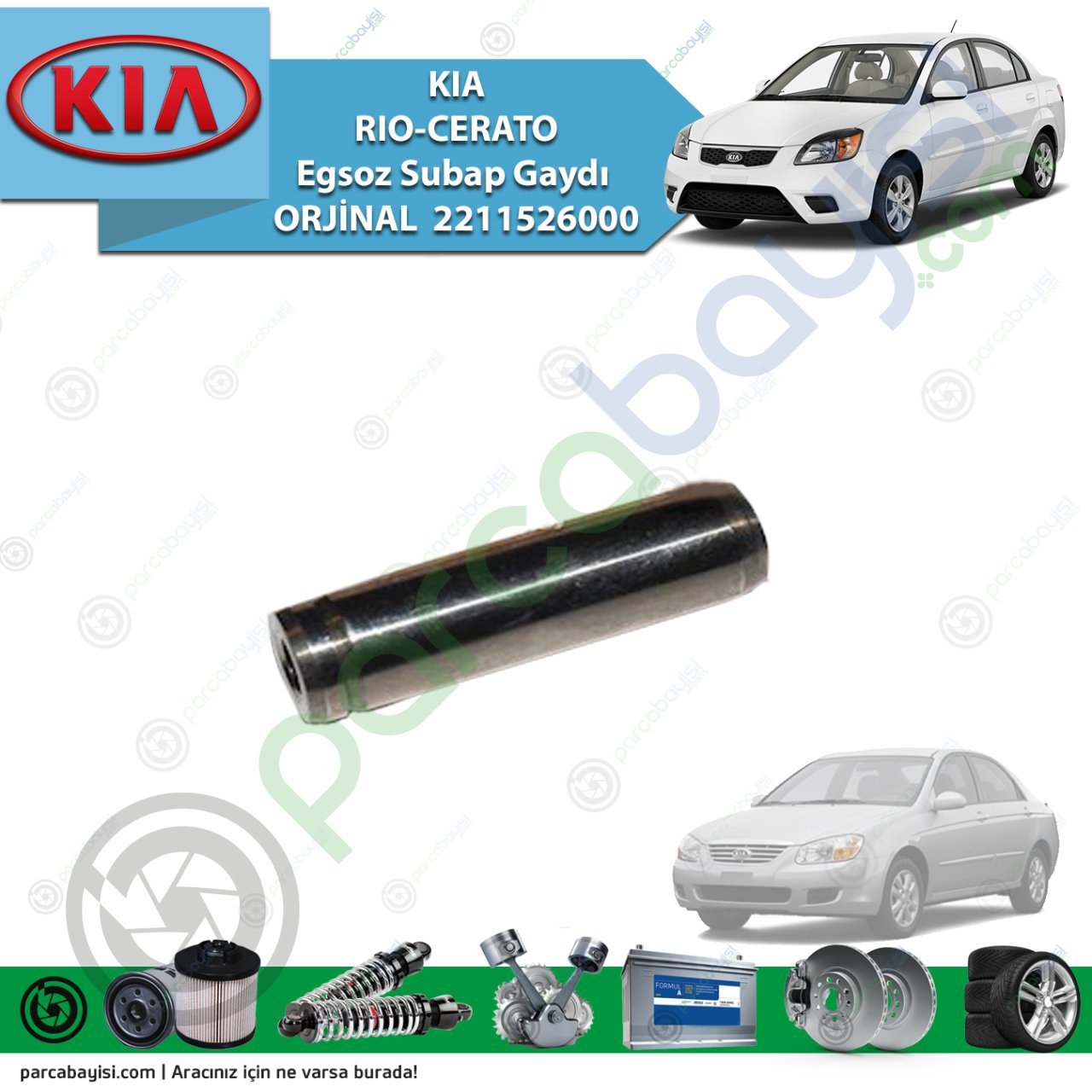 Kia Rio-Cerato Egsoz Subap Gaydı Orijinal | 2211526000