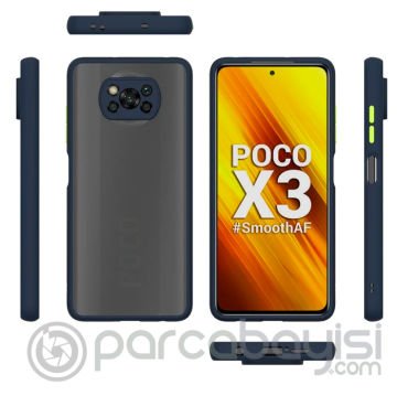 Xiaomi POCO X3 - POCO X3 Pro Kamera Korumalı Premium Silikon Kılıf