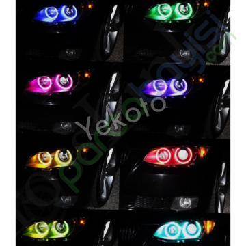 Bmw Angel Eyes 7 Renk Rgb Led Uzaktan Kumandalı (E36-E38-E39-E46)