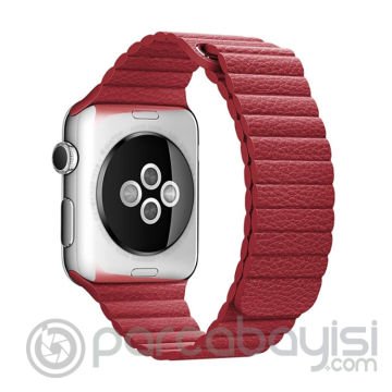 Ally Apple Watch 7-8 45mm 6-5-4 44mm Deri Loop Kayış Kordon 3-2-1 42mm