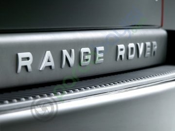 Range Rover 3D Monogram Yazı Sticker Orjinal Boyut