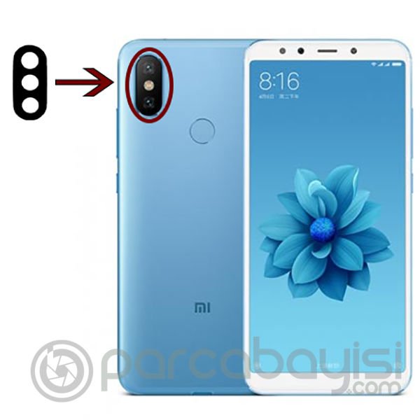 Xiaomi Mi 6X A2 Arka Kamera Lens Cam