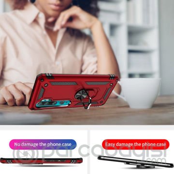 Ally Xiaomi Mi Note 10 - 10  Pro Yüzüklü Kılıf Armor Shockproof Ring kılıf