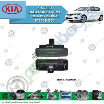 Kia Ceed Bagaj Kaput Açma Kolu Dış Orijinal | 812601H300