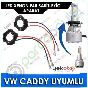 Vw Caddy Led Xenon Far Bağlantı Soketi Sabitleyici Aparat 2 Adet Tk-7014