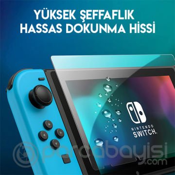 Baseus Nintendo Switch Lite Tempered Kırılmaz Cam Ekran Koruyucu 2 Adet Set