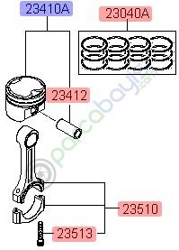 Kia Piston Pim Orjinal | 234102G010