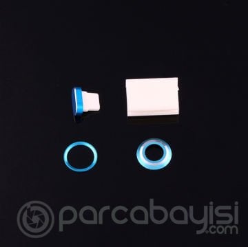 İphone 7 Kamera Lens, Home,Şarj Soket Koruma Set