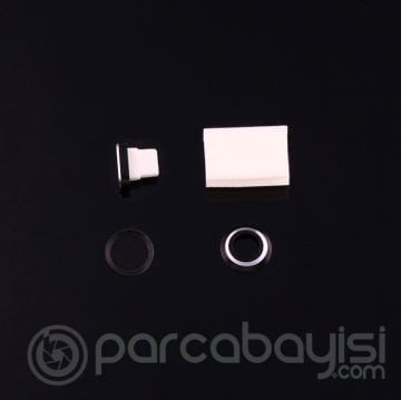 İphone 7 Kamera Lens, Home,Şarj Soket Koruma Set