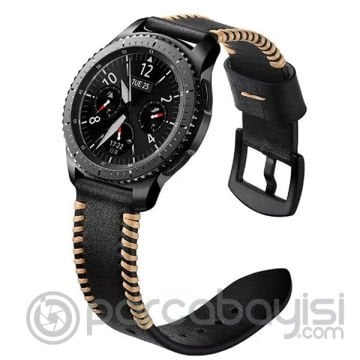 Ally Gear S3 Watch 4 46mm Deri El Yapımı Kordon Kayış