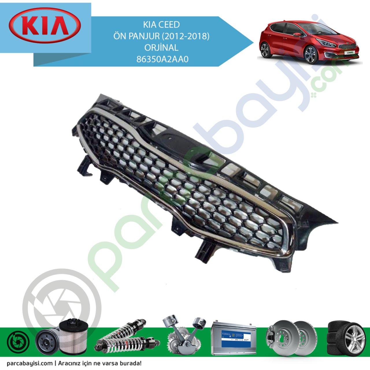 Kia Ceed Ön Panjur Orjinal | 86350A2Aa0