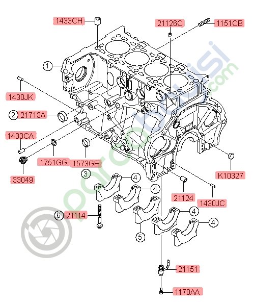 Silindir Bloğu Kia Sorento Orjinal | 3F0732Fh00