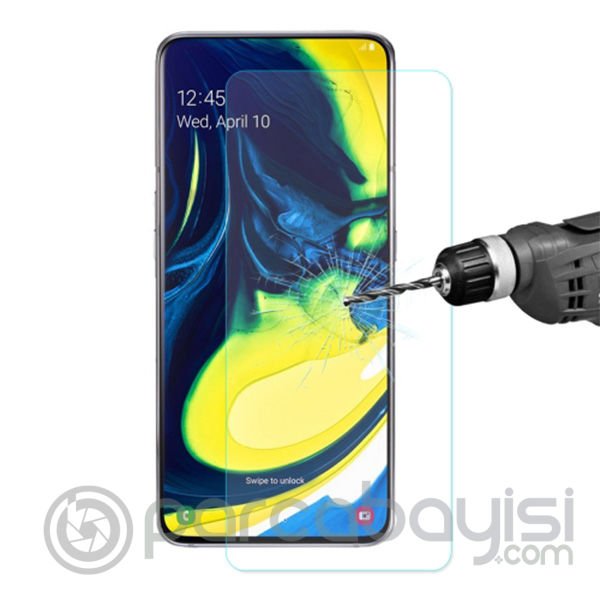 Ally Sm Galaxy A80-A90 Tempered Kırılmaz Cam Ekran Koruyucu