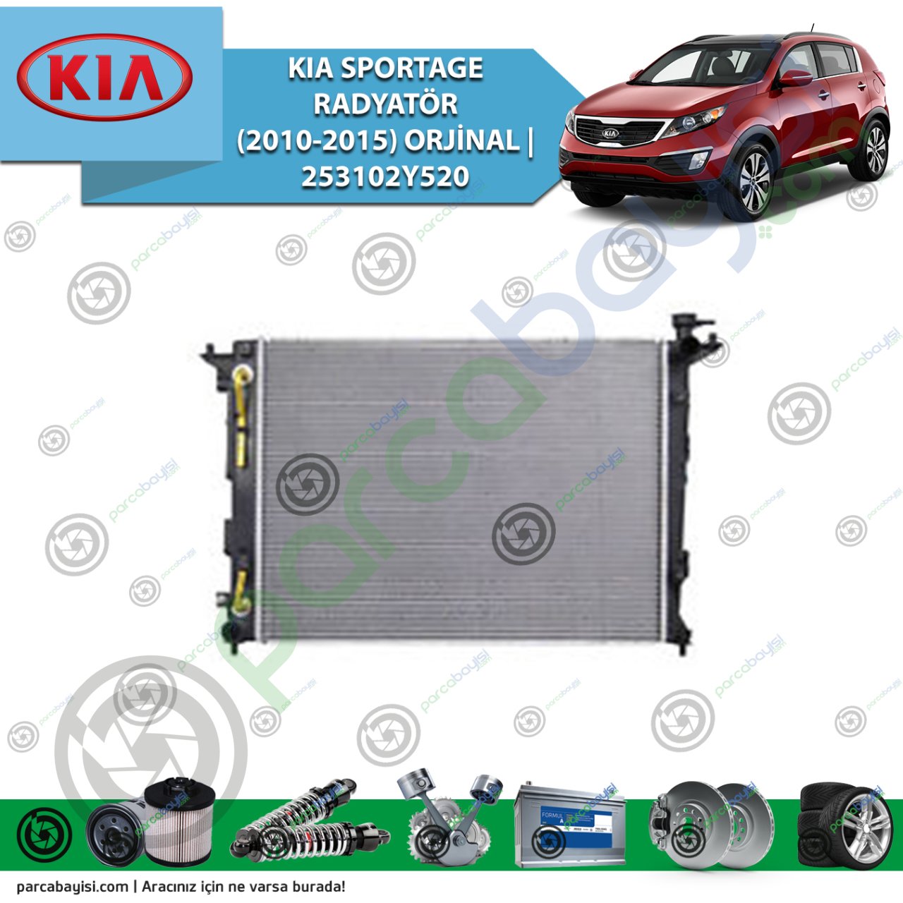 Kia Sportage Radyatör (2010-2015) Orjinal | 253102Y520