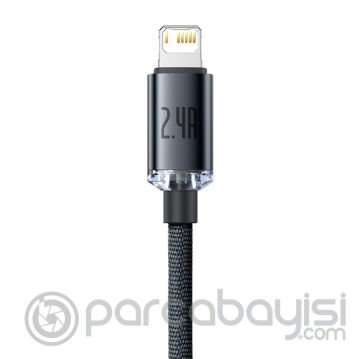 Baseus Crystal Shine Series USB to iPhone Lightning Hızlı Şarj ve Data Kablosu 2.4A 1.2m