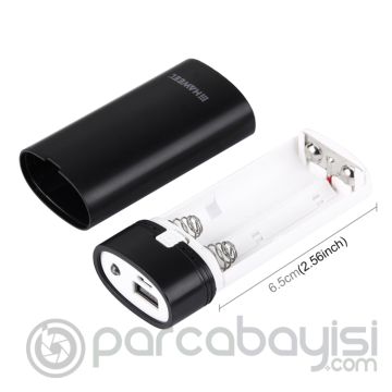 Haweel Diy 2x18650 İki Adet Batarya Konulabilir Powerbank kutusu