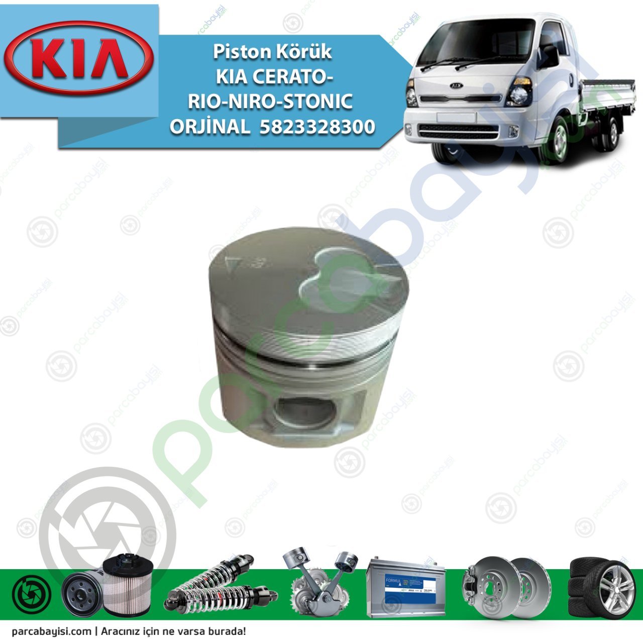 Kia Bongo Piston Pim (2006-2016) Orijinal | 234104Z900