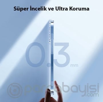 Baseus Crystal iPhone 14 Pro 6.1 Ultra-Thin Silikon Kılıf + Tempered Ekran Koruyucu Set