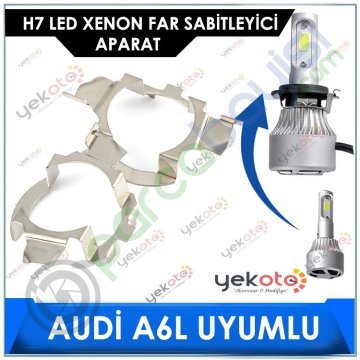 Audi A6L H7 Led Xenon Far Bağlantı Soketi Sabitleyici Aparat 2 Adet Tk-101