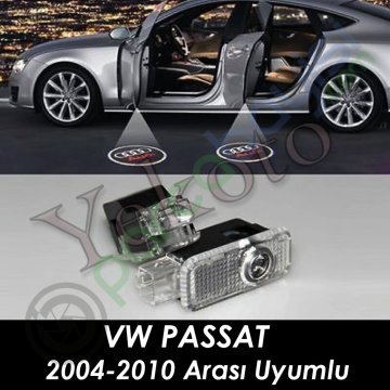 Vw Passat 2004-2010 Arası Uyumlu Araca Özel Kapı Logo Aydınlatma Hologram Kapıaltı Hayalet Logo