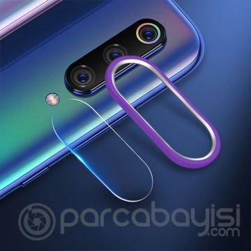 Xiaomi Mi9 -9SE Kamera Koruma Metal Lens+ Kırılmaz Cam Set