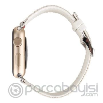 Ally Apple Watch 7-8 45mm 6-5-4 44mm Kayış Kordon Canvas Dokuma 3 Renk 3-2-1 42mm