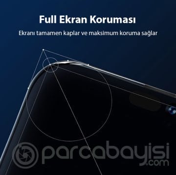 Baseus iPhone 14 Plus-13 Pro Max 6.7 ile Uyumlu 0.3mm All-glass Tempered Full Cam Ekran Koruyucu 2 A