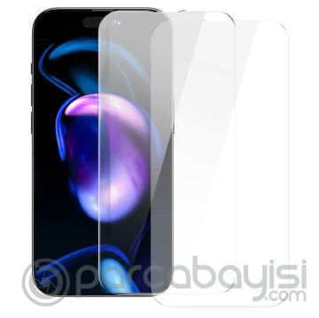 Baseus iPhone 14 Pro Max 6.7 0.3mm All-glass Tempered Full Cam Ekran Koruyucu 2 Adet Set