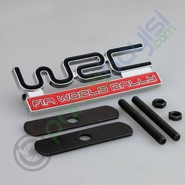 Wrc Fia Wold Rally Ön Panjur Metal 3D Logo Amblem Sticker