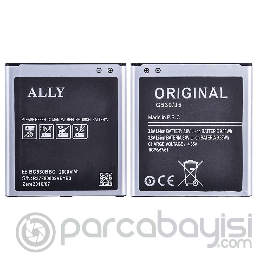 Ally Samsung Eb-Bg530bbc Galaxy J5 J500,G530,J3, J2 Pro J250 İçin Pil Batarya