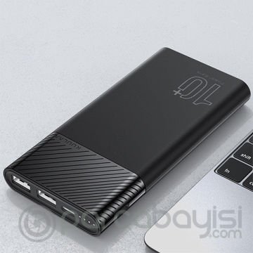 KUULAA 10000mAh Dual USB ŞARJ Çıkışlı Power Bank Digital Display