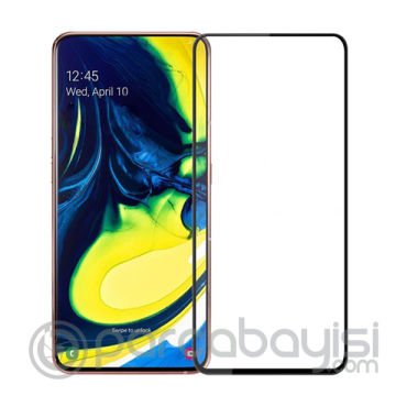 Ally Samsung Galaxy A80-A90 3D Full Kırılmaz Cam Ekran Koruyucu