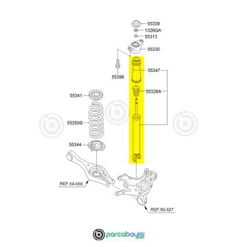 Kia Ceed Arka Amortisör Orjinal | 553101H003