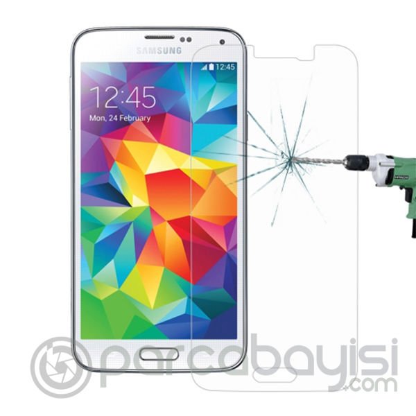 Samsung Galaxy S5 Tempered Kırılmaz Cam Ekran Koruyucu