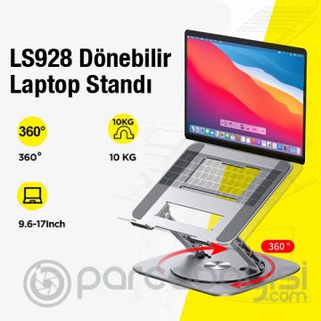 ALLY MC LS928 Premium 360 Dönebilen Ayarlanabilir Alüminyum Laptop-Bilgisayar Standı