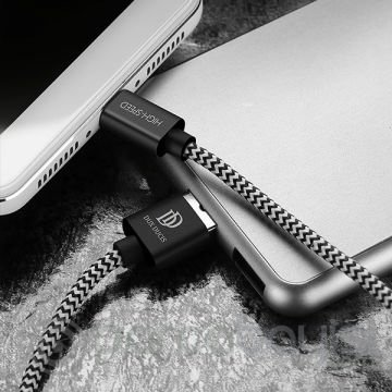 DUX DUCIS Usb Type C Kopmaz Yırtılmaz Usb kablo Hızlı Şarj 0.50CM