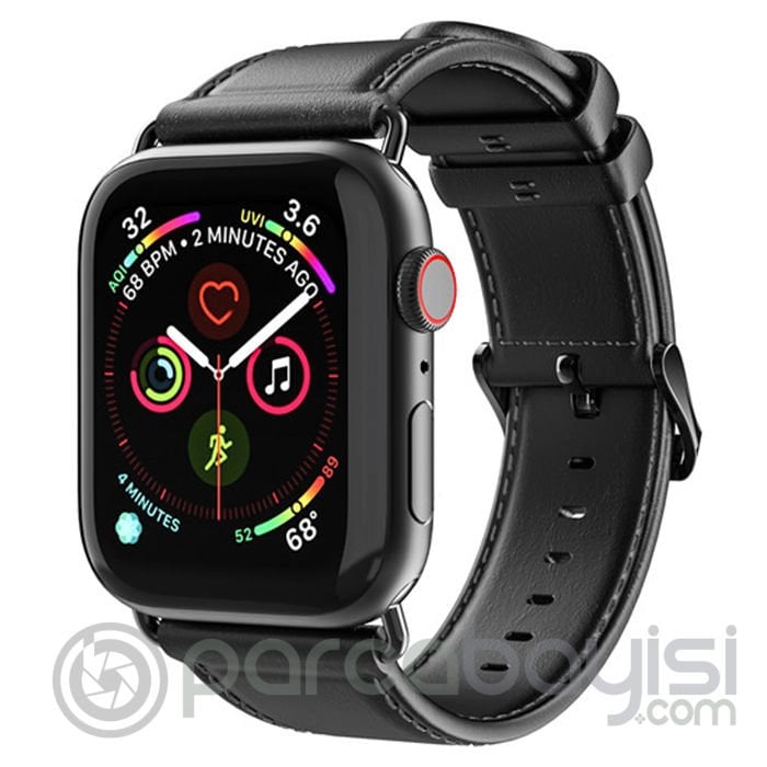 Dux Ducis Apple Watch 42-44-45MM için Business Deri Kayış Kordon