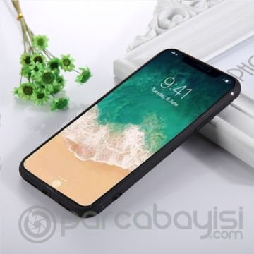 İphone X Xs Kamera Korumalı Slim Premium Silikon Kılıf