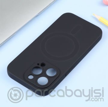 ALLY iPhone 14 Pro 6.1inç Liquid Silica Magsafe Uyumlu Silikon Kılıf