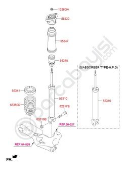 Sportage Arka Amortisör Orjinal | 553112Y800