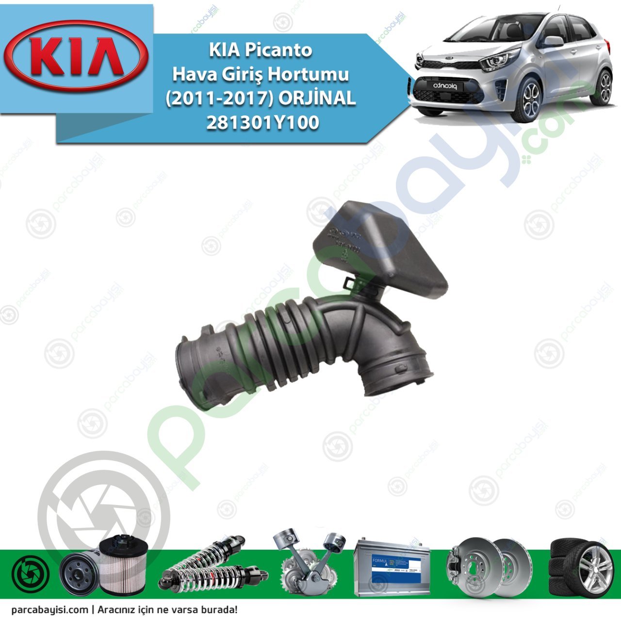 Kia Picanto Hava Giriş Hortumu (2011-2017) Orijinal | 281301Y100