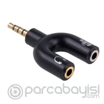 ALLY 3.5 mm Kulaklık Mikrofon Çoklayıcı 3.5 mm Splitter Dönüştürücü